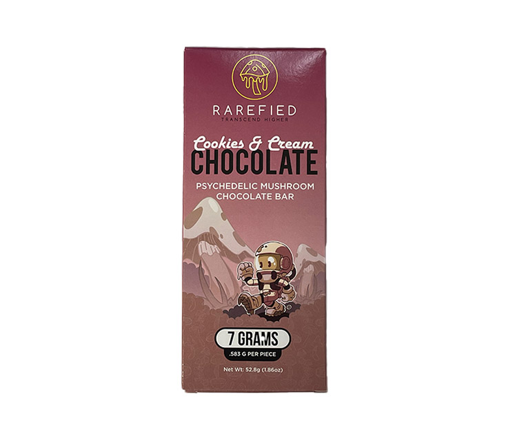 rarefied psychedelic dark chocolate 7g