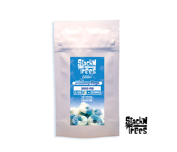 Stack n Trees Blueberry Rings 5000mg gummies