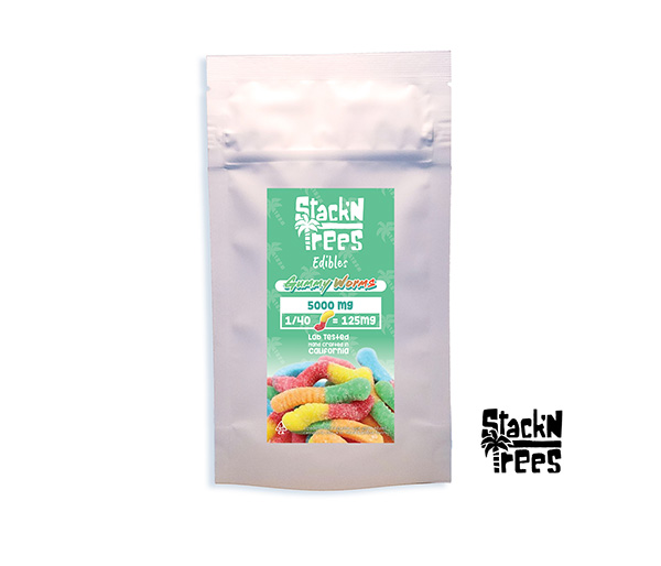 Stack n Trees Gummy Worms 5000mg gummies