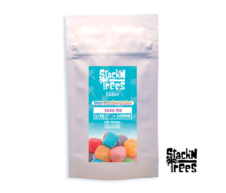 Stack n Trees Peach Rings 5000mg gummies